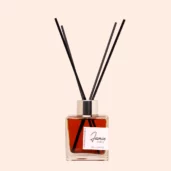 Diffuseur de parfum jasmin ambre 100 ml carrée