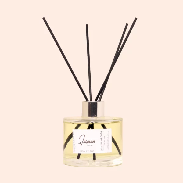 Diffuseur de parfum jasmin musc 150 ml ronde-1