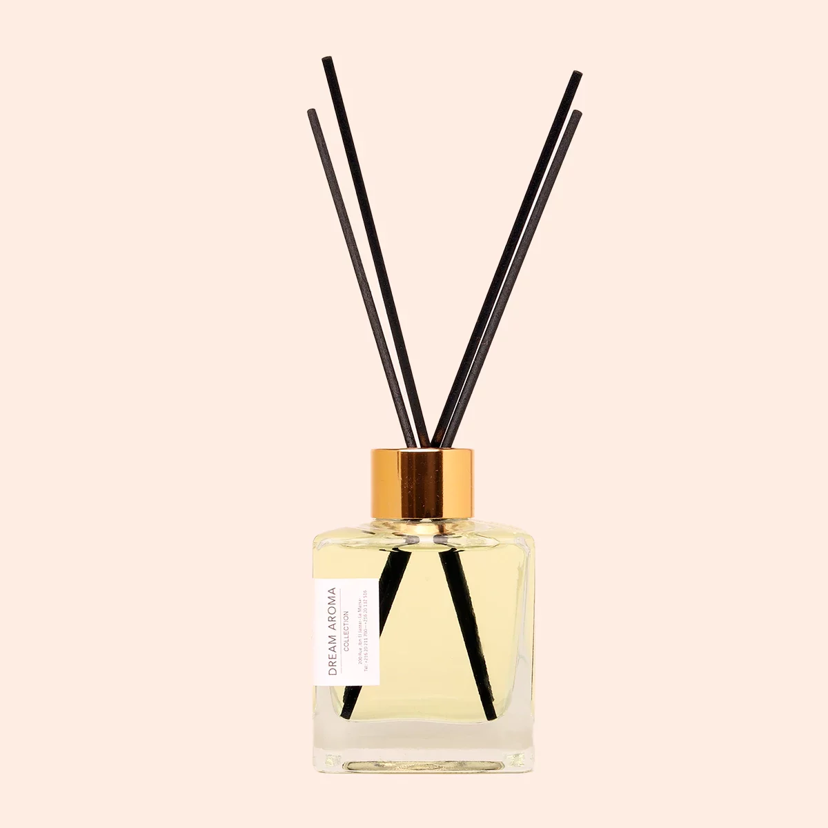 Diffuseur de parfum jasmin noir 150 ml carrée