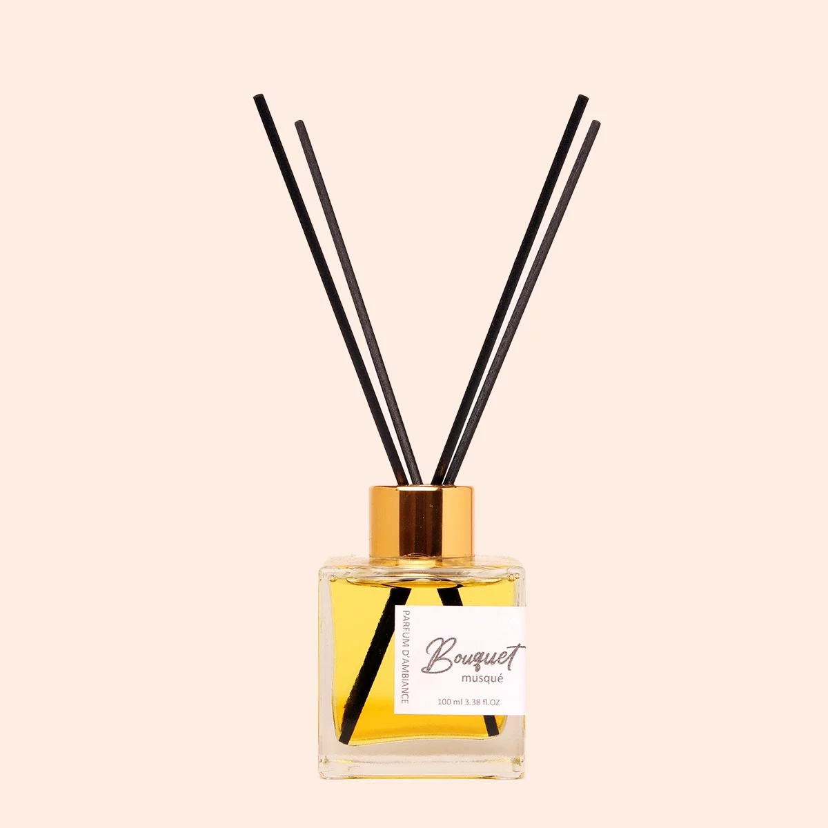 Diffuseur de parfum bouquet musqué 100 ml carrée-2